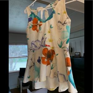 Anthropologie peplum top